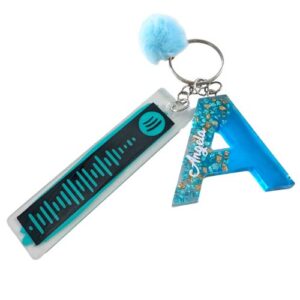 Portachiavi SPOTIFY (blue) - PERSONALIZZABILE