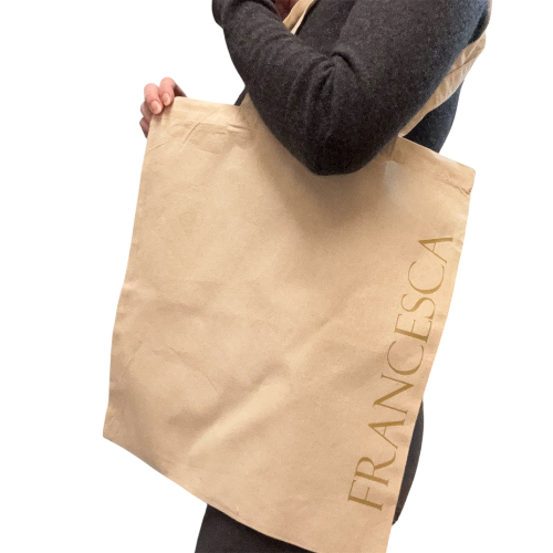 Shopper in cotone con nome personalizzabile - immagine 2