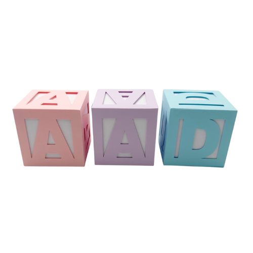 Cubi con lettera personalizzabili - immagine 3