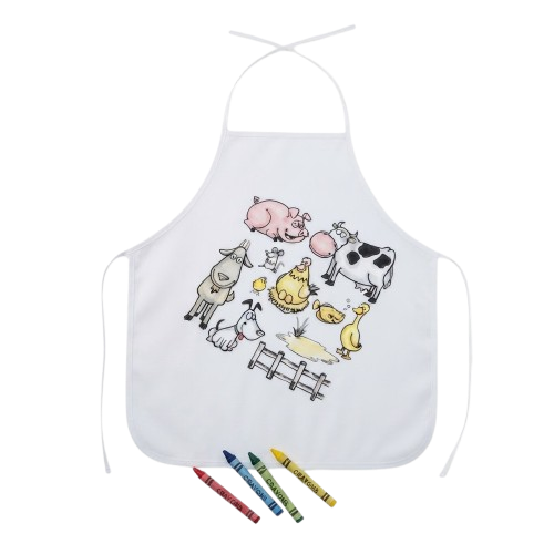 Grembiulino da colorare per bambini